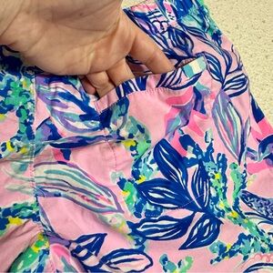 Lilly Pulitzer Lilac Rose pull on shorts.  Size small